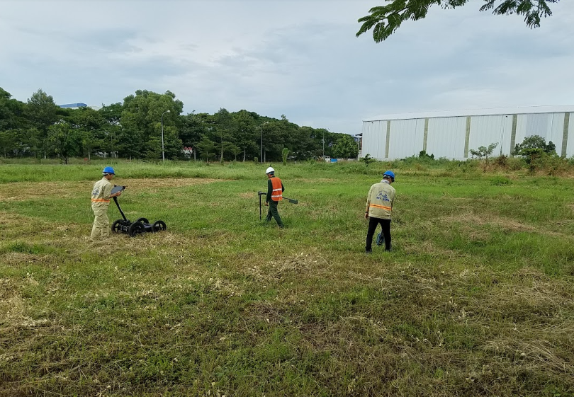 Demining or mine clearance service