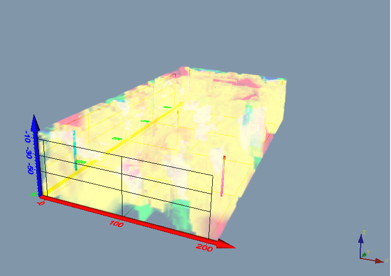 ERT Survey service - Electrical Resistivity Tomography -3D model-result